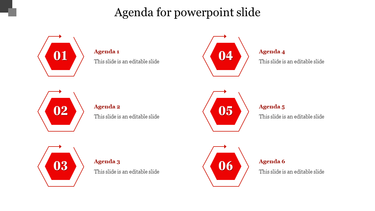 Free - Get the Best Agenda for PowerPoint Slide Presentation